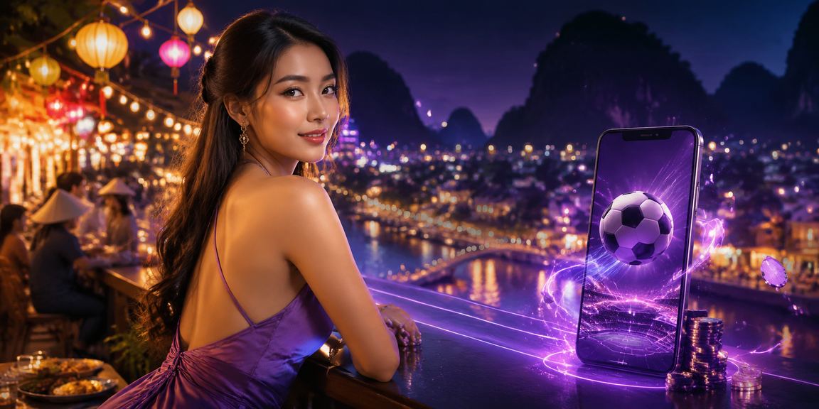 Cộng đồng xem bóng đá buổi tối tại chợ đêm Ninh Bình cùng bongvip